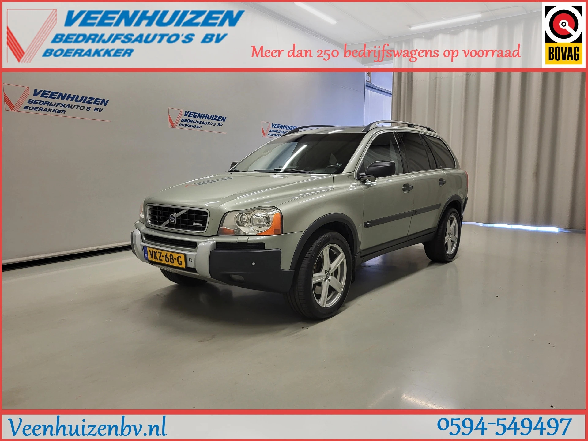 Volvo XC90 2006 - 2.4D5 185pk Automaat Grijs kenteken Marge! image 1