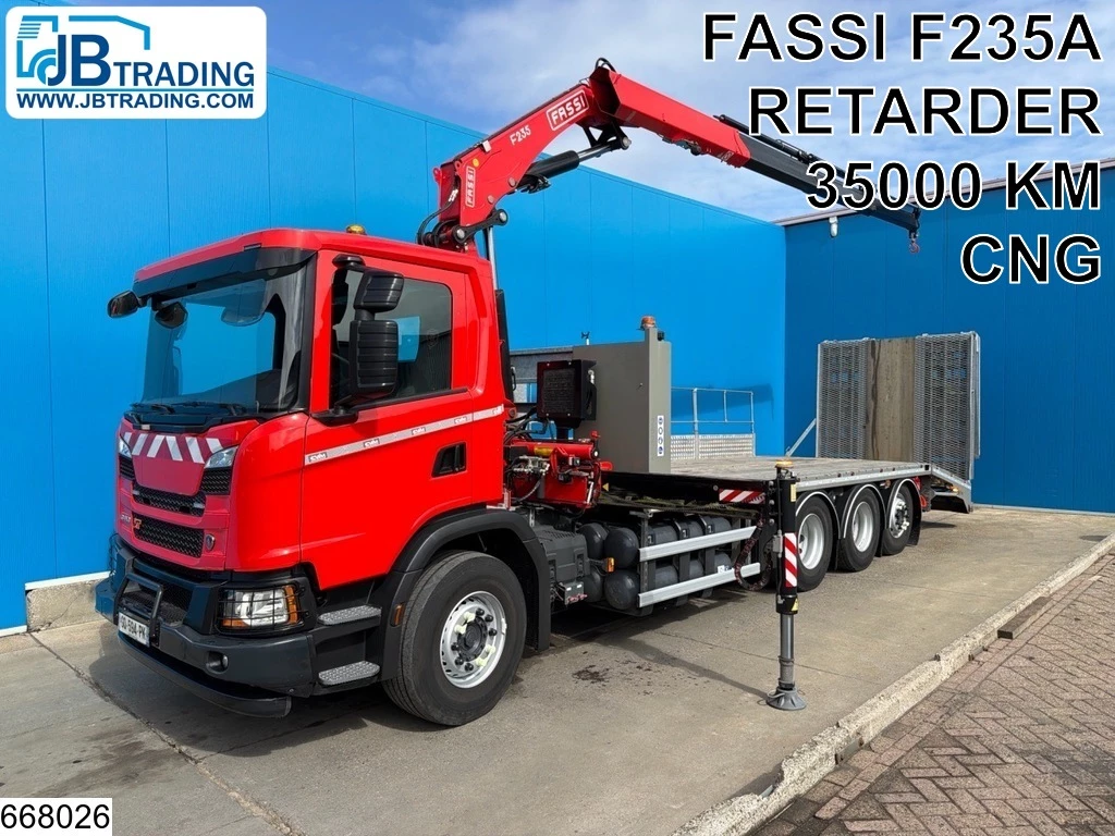 Scania G 2023 - 410 6e, CNG, 8x4, Retarder, Fassi zdjęcie 1