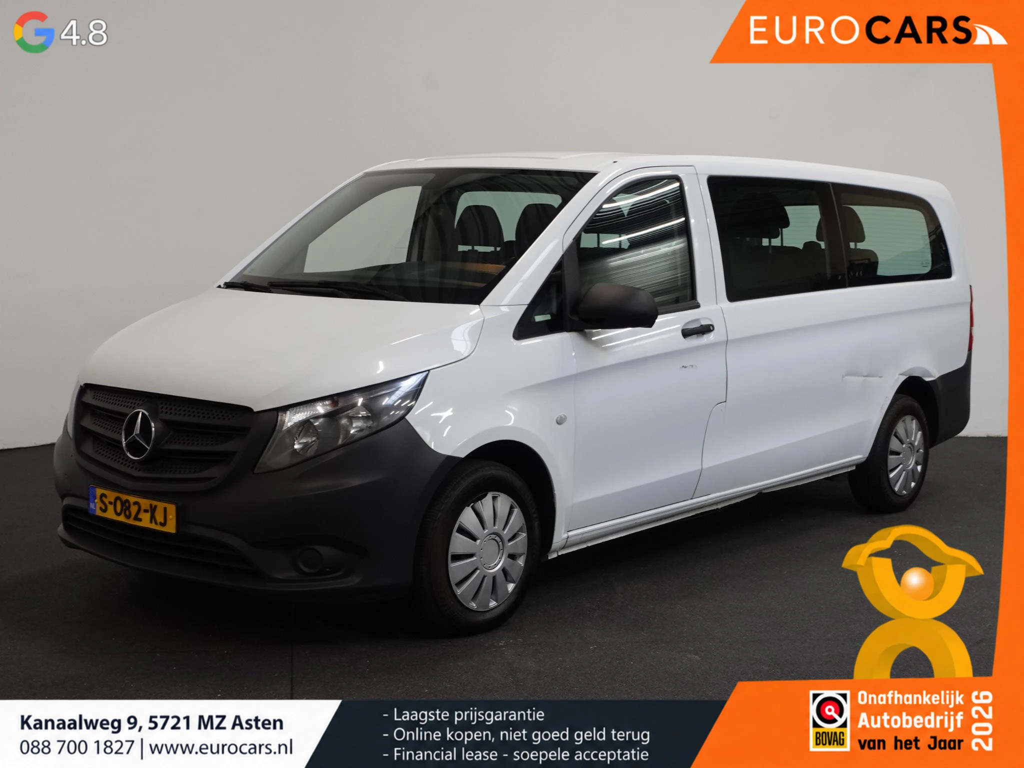 Mercedes-Benz Vito 2017 - Tourer 111 Base Extra Lang 9persoons PERSONENBUS afbeelding 1