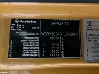 Mercedes-Benz Actros 2008 - 2641 Weidemann Reichhardt Combi 18m³ afbeelding 30