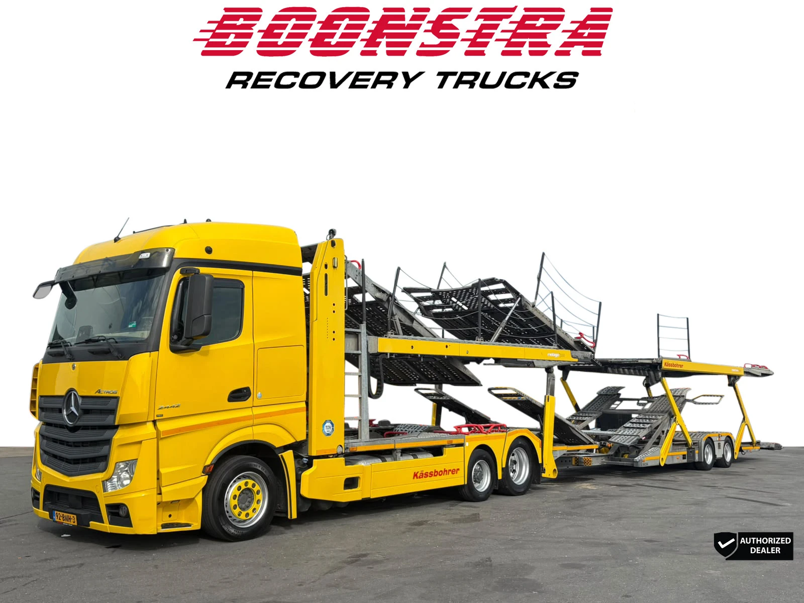 Mercedes-Benz Actros 2019 - 2442 6x2 Kassbohrer Metago Pro + Supertrans Pro Winde 3x 2019 afbeelding 1