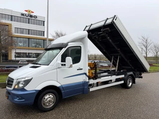 Mercedes-Benz Sprinter 2014 - 516CDI Kipper/Afzet systeem + EFFER 28/2S Kraan Airco Trekhaak Remote Control EURO 6 MARGE obrazek 2