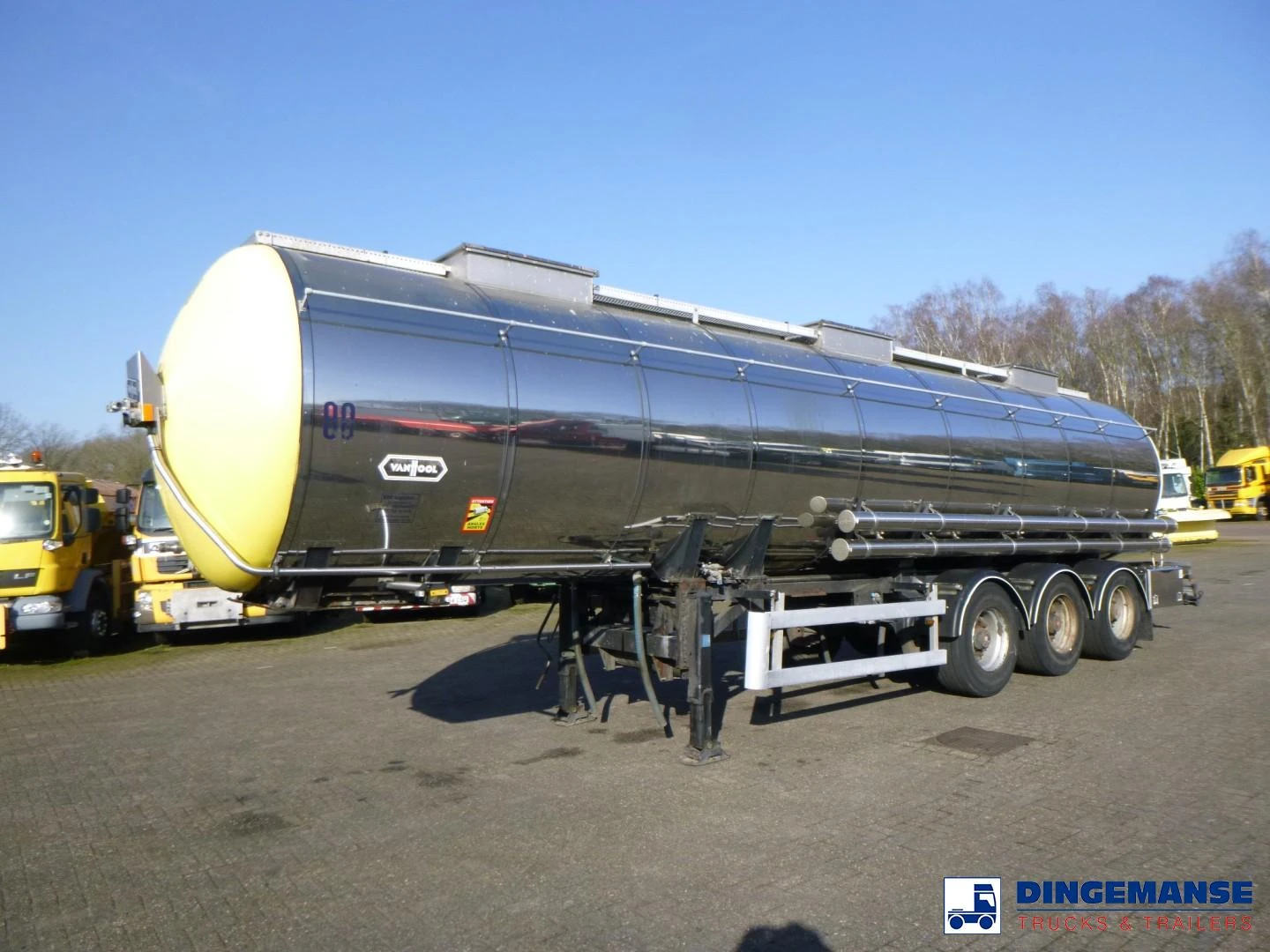 Van Hool Chemical tank inox 30 m3 / 1 comp 2001 imagem 1