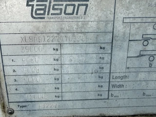 Talson F 1227 2007 - Confection trailer BPW Axle obrazek 13