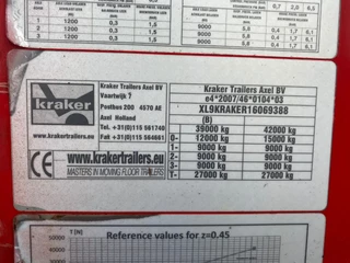 Kraker N/A 2016 - CF-Z Walkingfloor / 90M3 / SAF + Disc Brakes obrazek 10