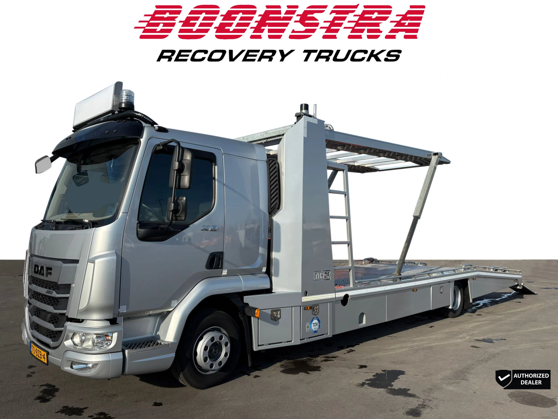 DAF XB 260 Tijhof Aluliner 3 Car Winch Camera Vraag naar Ontheffing ZE Zone 2024 afbeelding 1