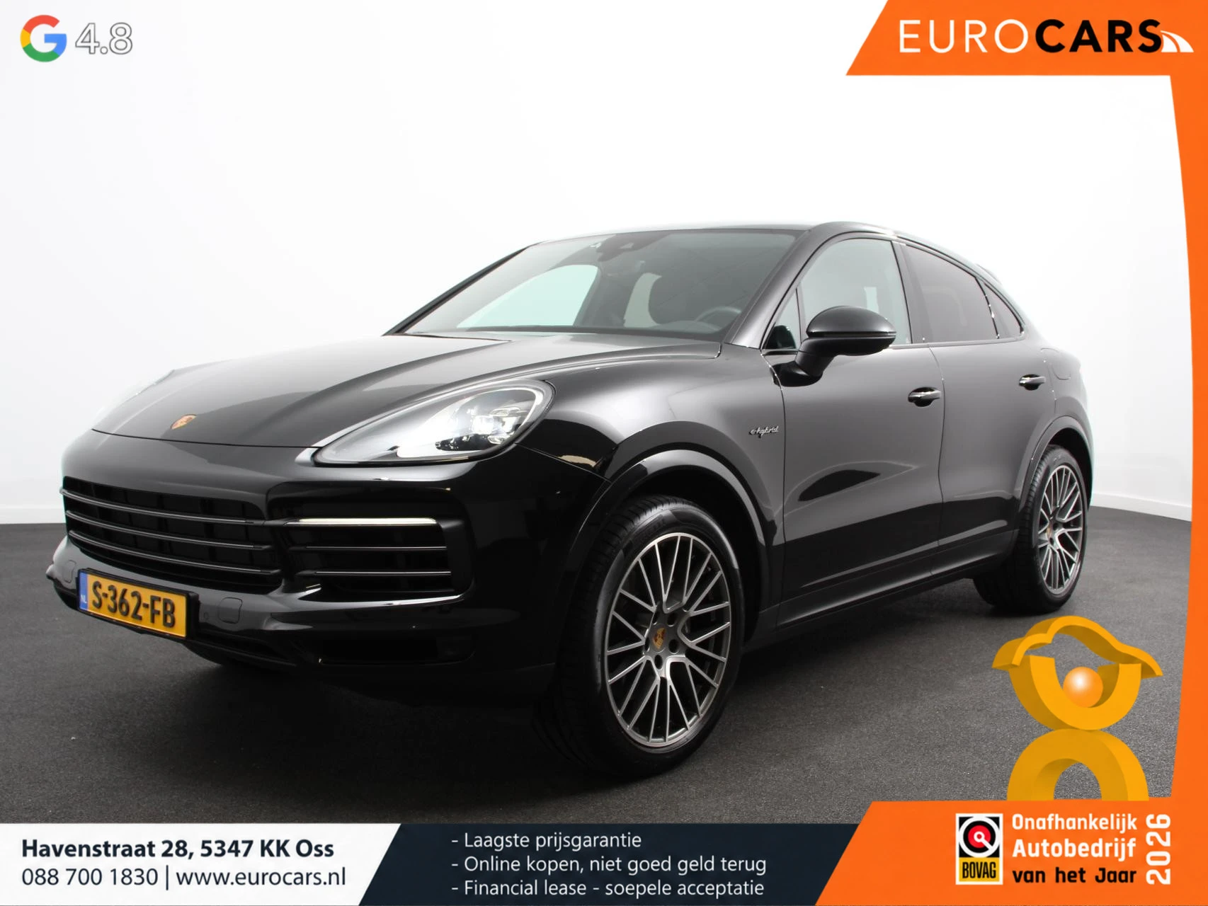 Porsche Cayenne 2023 - Coupé 3.0 E-Hybrid 476pk Platinum Edition afbeelding 1