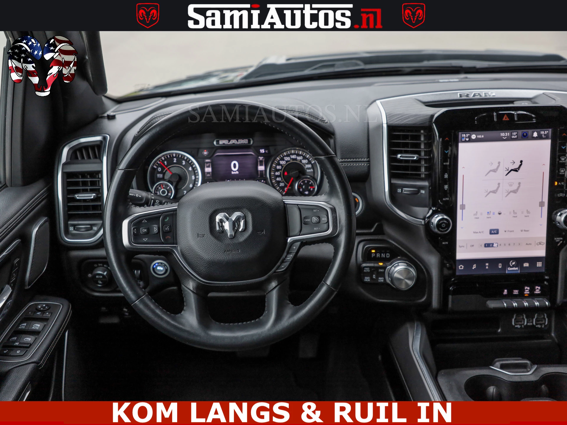 Dodge Ram Pick-Up 2023 - DE DONDER | 5.7 V8 HEMI | BRONZE BREDE WIELEN | WIDE BODY | OPEN UITLAAT KLEP | ZEER DIK | image 22