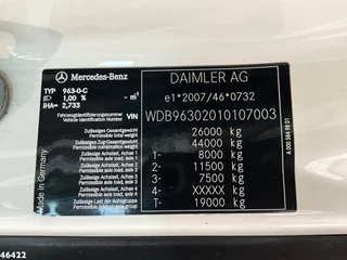 Mercedes-Benz Antos 2533 Chassis cabine with PTO Just 299.169 km! 2016 - N/A image 17