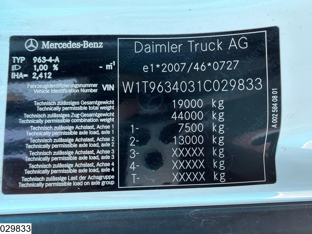 Mercedes-Benz Actros 2021 - 1845 EURO 6 obrázek 7