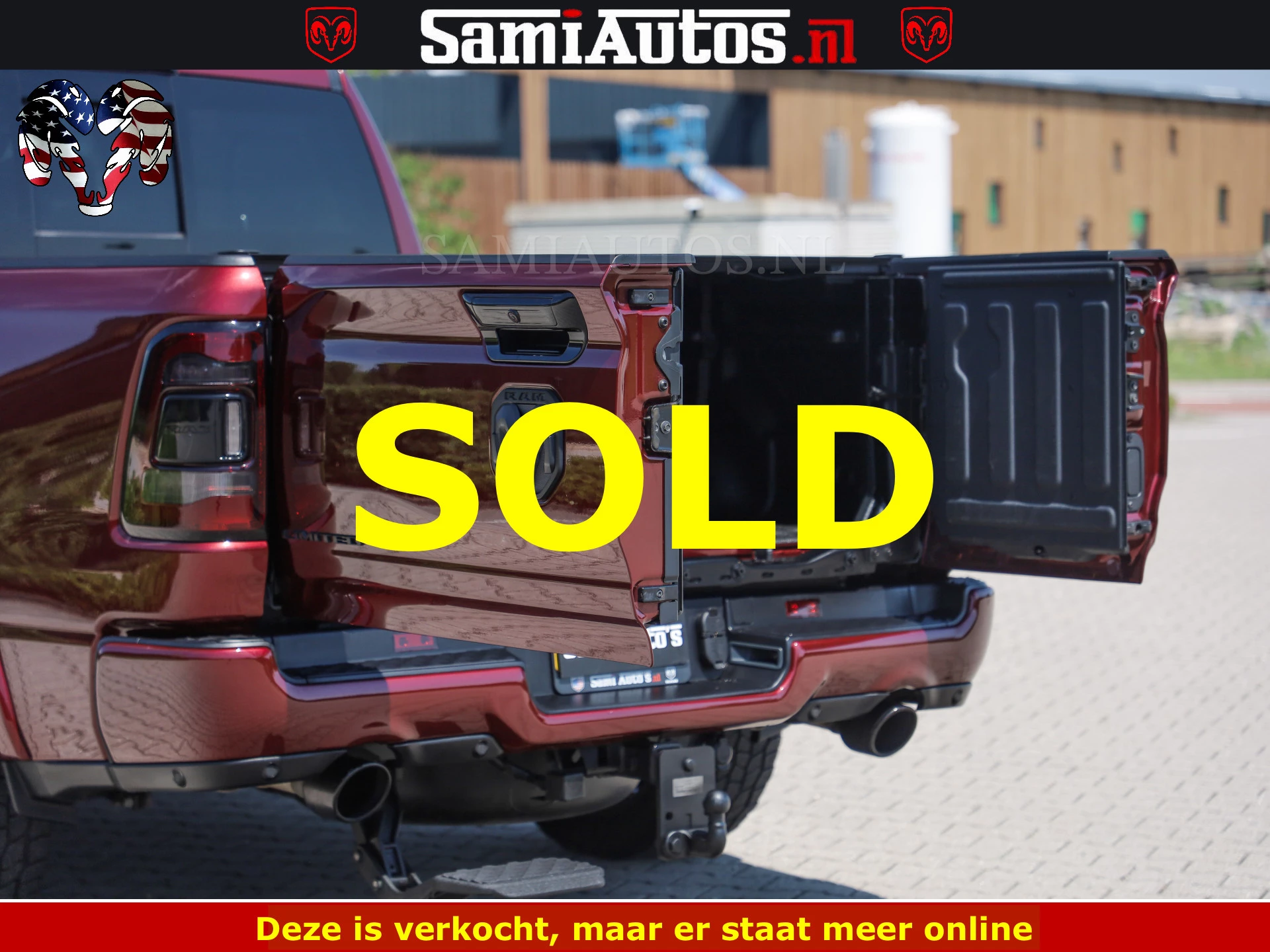 Dodge Ram Pick-Up 2024 - DELMONICO | LIMITED NIGHT 5.7 V8 | BOM VOL | HUD | LUCHTVERING | MEEST LUXE DUBBELE CABINE | 5 PERSOONS | obrázek 40