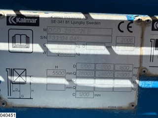 Kalmar N/A 2006 - DCD 280-12LB Lifting capacity 28,000 kg obrazek 7