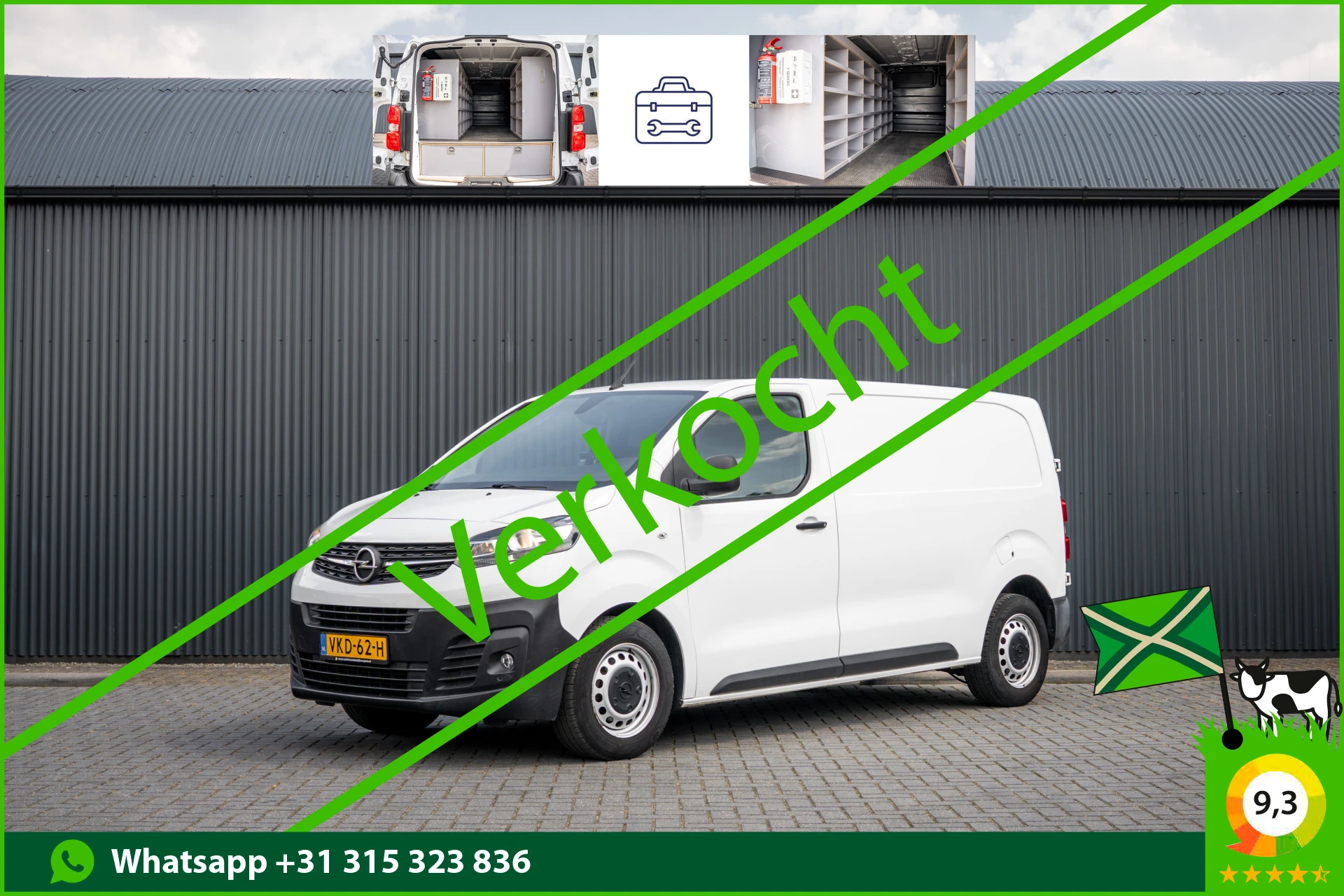 Opel Vivaro 2021 - 1.5 L2H1 | 3-Zits | 1e Eigenaar | Cruise | Airco afbeelding 1