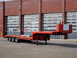 Van Hool SZ-302 1978 - Low loader - 3 axle - Ramps - Extendable - Steel suspension imagen 2