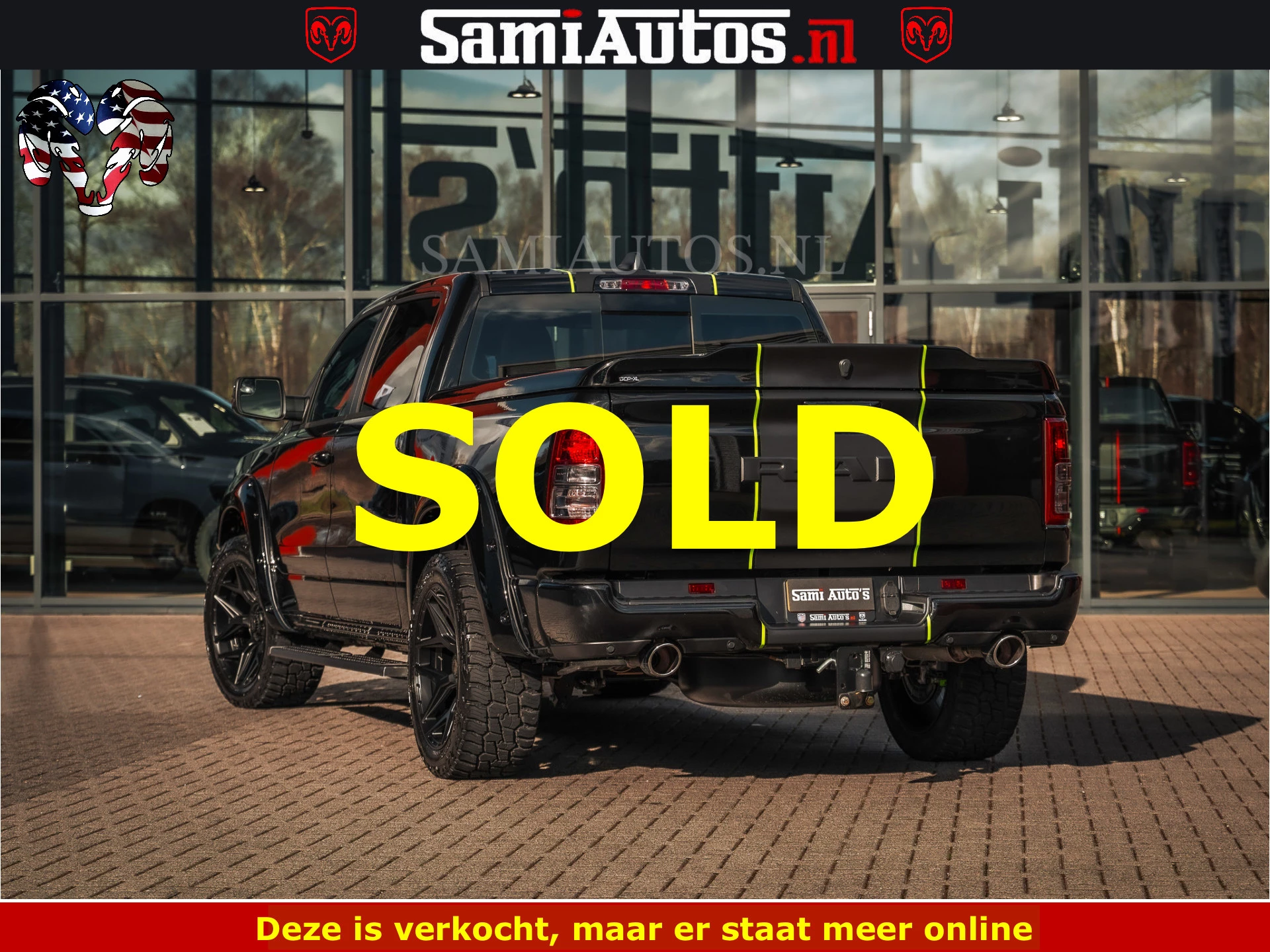 Dodge Ram Pick-Up 2024 - SPORT | 5.7 V8 4x4 HEMI | PANORAMA DAK | GROOTSCHERM 12 INCH | LPG | Diamond Black Pearl | obrázek 21