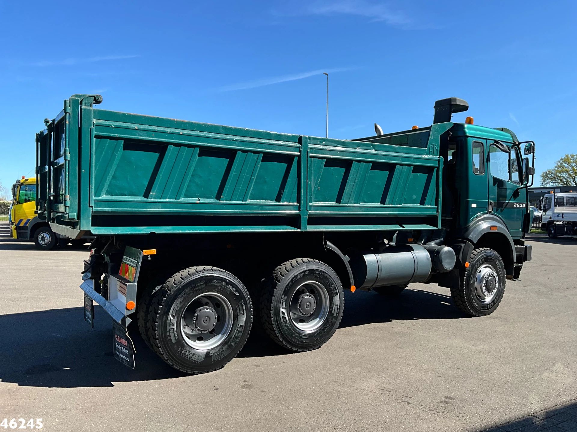 Mercedes-Benz 2638 AK V8 6x6 Manual Full steel suspension Meiller 10m³ kipper 1995 immagine 6