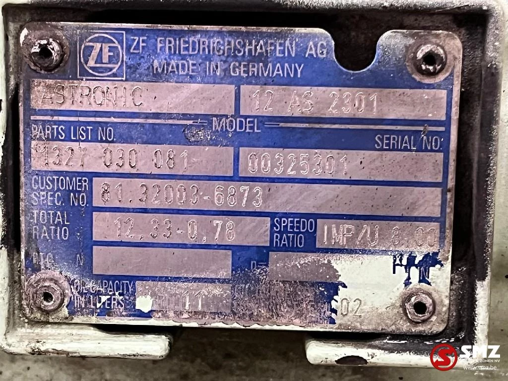 MAN - Occ versnellingsbak 12AS2301 MAN изображение 7