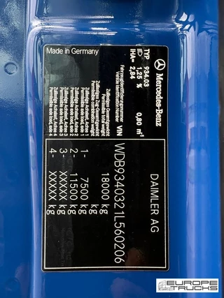 Mercedes-Benz Actros 2011 - 1844 immagine 11