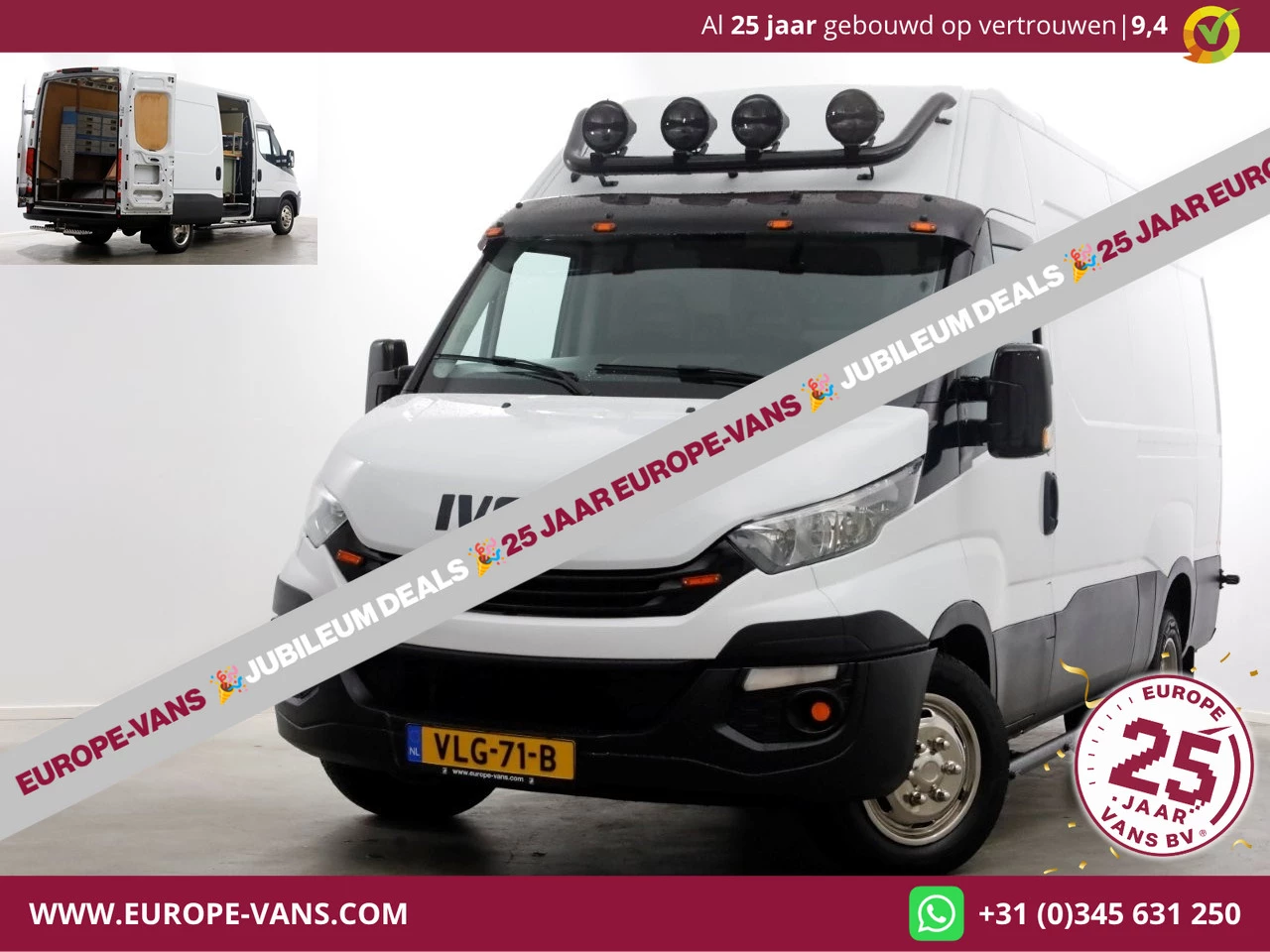 Iveco Daily 2018 - 35C14 136pk E6 HiMatic Automaat L2H2 Airco/Camera/Trekhaak 3500kg 09-2018 Bild 1