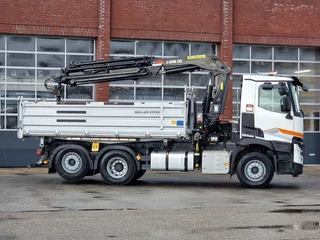 Renault C 2022 - 440 - 6x2*4 - HIAB X Pro 232 Crane - Meiler 3 seite kipper/Tipper - Retarder - Steering axle obrazek 10