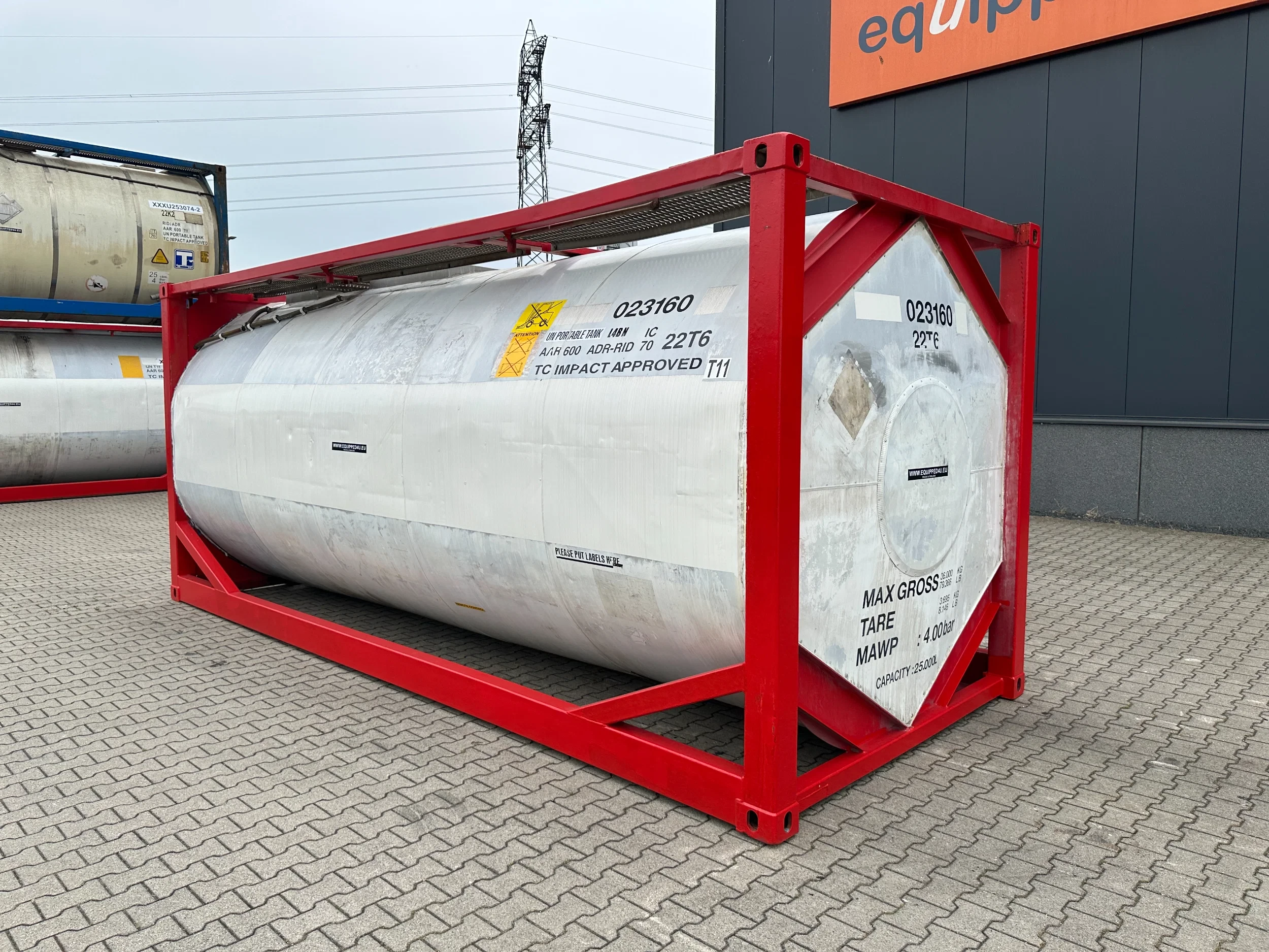 Trencor Containers 2002 - 20FT ISO / 25.000L / 1-COMPARTMENT / T11 / 22T6 afbeelding 3
