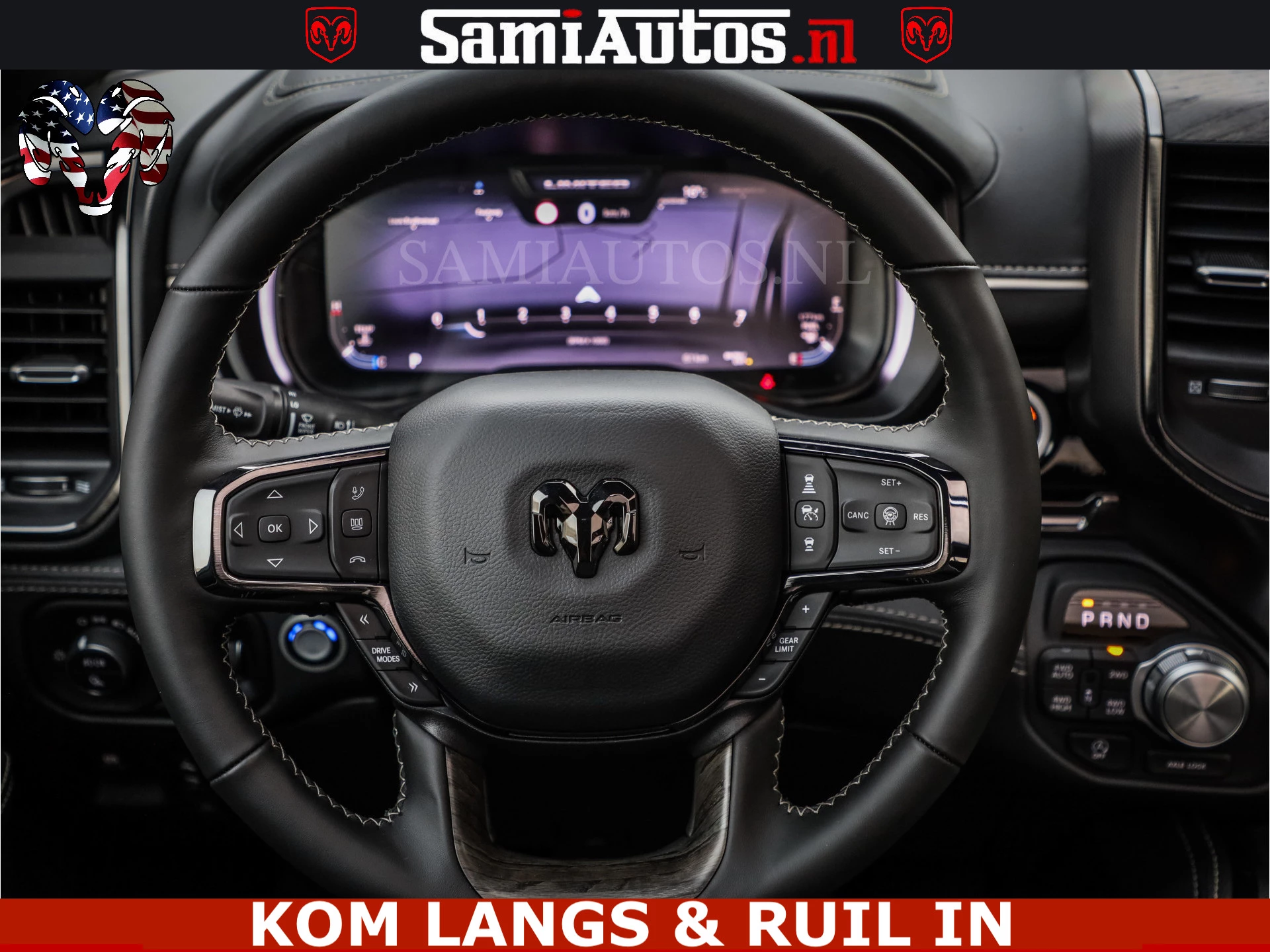 Dodge Ram Pick-Up 2024 - LIMITED SPORT H.O 540HP 706Nm | Massage + Full Option | De Meest Luxe en Volle in zijn Klasse | imagem 52