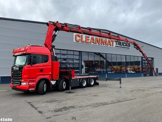 Scania R 2008 - R620 V8 8x4 Hiab 105 Ton/meter laadkraan + Fly-Jib! te koop