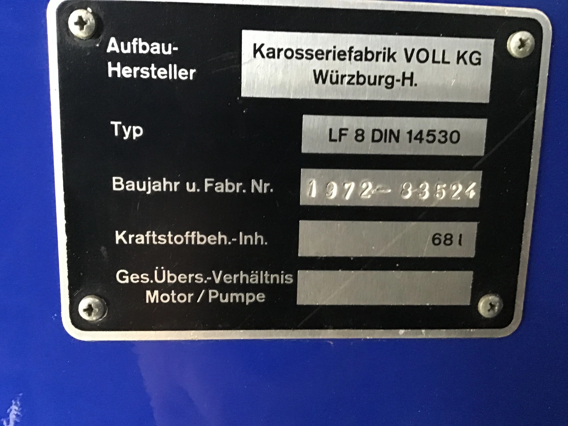 Opel BLITZ 300-6H 1972 Bild 8