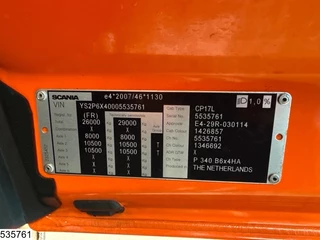 Scania P 2019 - 340 6x4, EURO 6, CNG, Hiab, Remote obrazek 14
