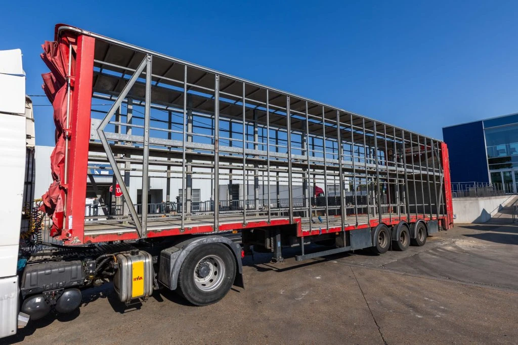 Lecitrailer 2012 - CUELLO CISNE 3E-RD+DOUBLE ETAGE+DHOLLANDIA 2TON afbeelding 1