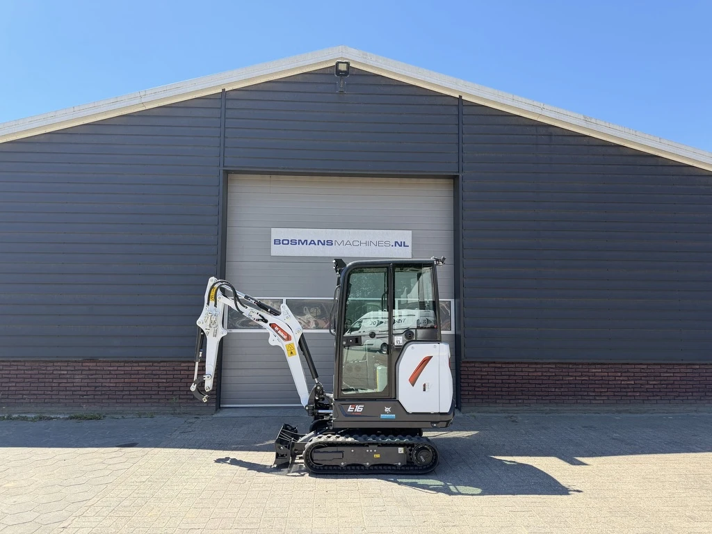 Bobcat E16 minigraver NIEUW €395 LEASE 2026 afbeelding 1