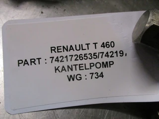 Renault 2017 - 7421726535 Kantel Pomp zdjęcie 3 miniatura