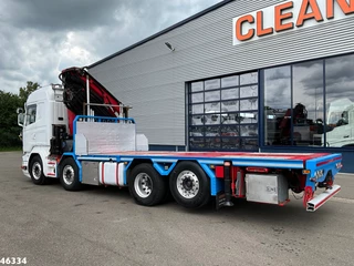 Scania R 2015 - 580 8x2 V8 Retarder Euro 6 HMF 50 Tonmeter laadkraan + Fly-Jib obrazek 5