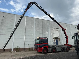 DAF CF 85.460 2011 - 8X2 + YEAR 2016 HMF CRANE 2620-K4 + FLYJIB + WINCH + REMOTE изображение 4