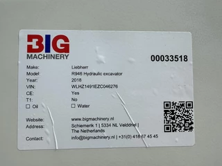 Liebherr R946 LC 2018 - N/A bild 30