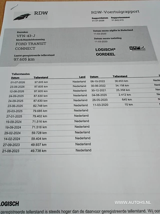 Ford Transit Connect 2020 - 1.5 EcoBlue L1 Trend , Euro 6 , Apk juli 2027 , airco, 1e Eig , Ex overheid bus , in pracht staat. obrazek 23