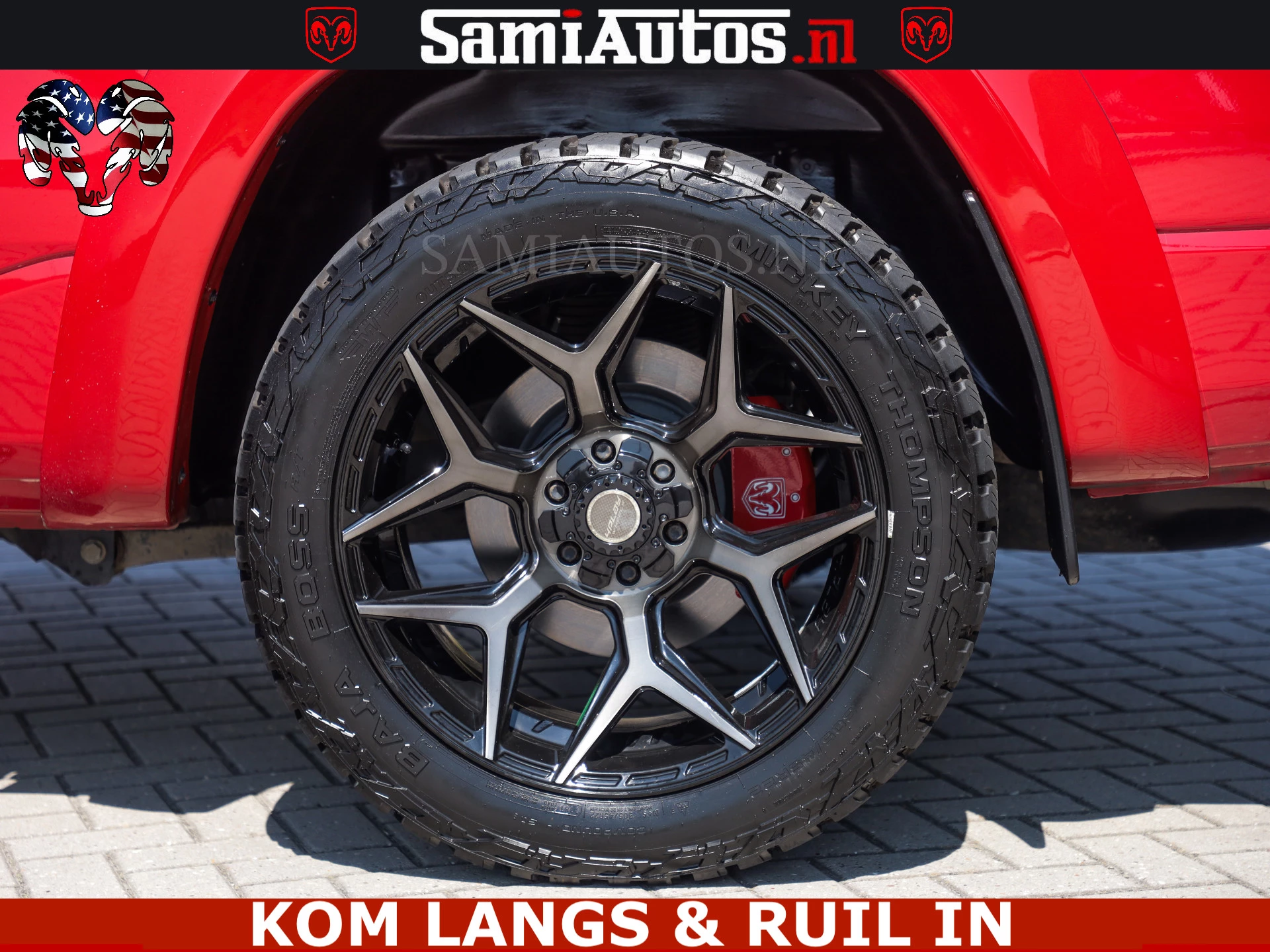 Dodge Ram Pick-Up 2024 - GT TRX PACK | 5.7 V8 HEMI | FLAME RED | HULK PACK | LUCHTVERING | MEGA DIK | DC | afbeelding 60