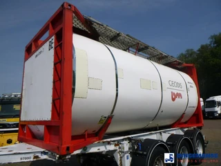 M1 Engineering Food tank container inox 20 ft / 25 m3 / 1 comp 1997 te koop