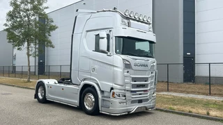 Scania S 2022 - 590S V8 NGS alcoa | Highline 4x2 | Full air | Park cool | G33 Retarder | 2x tank | Leather | Navi afbeelding 2 miniatuur