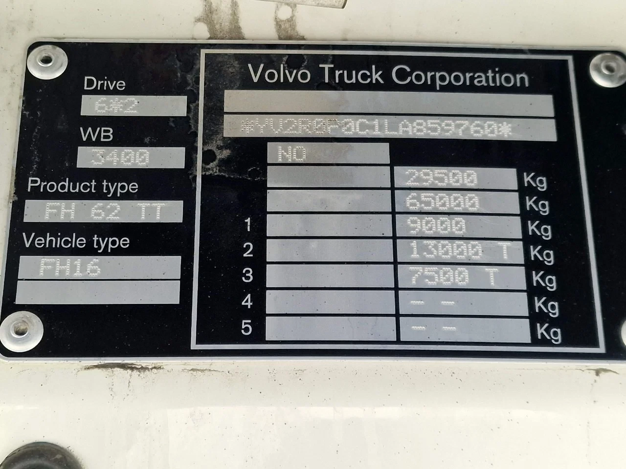 Volvo FH 2020 - 16.750 Globetrotter 6x2 - Retarder - Full air - HUB reduction - Work remote immagine 21