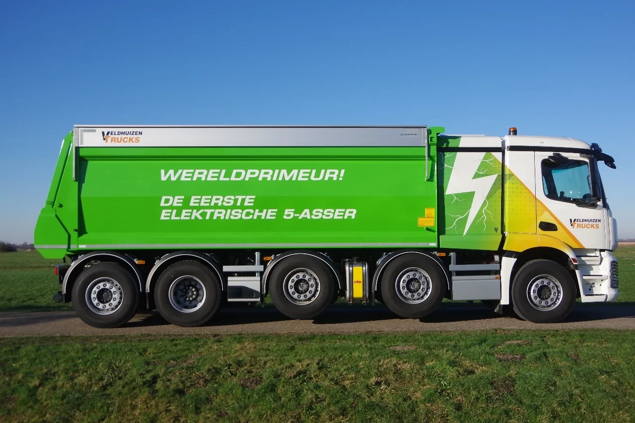 Mercedes-Benz Actros 2023 - Veldhuizen Trucks E-Actros 10x2 Electric Bild 5