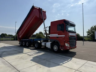 DAF XF 450 2018 - XF450 FT 4X2 I.C.M. 2016 Schmitz SGF*S3 27m3 stalen kipper immagine 3