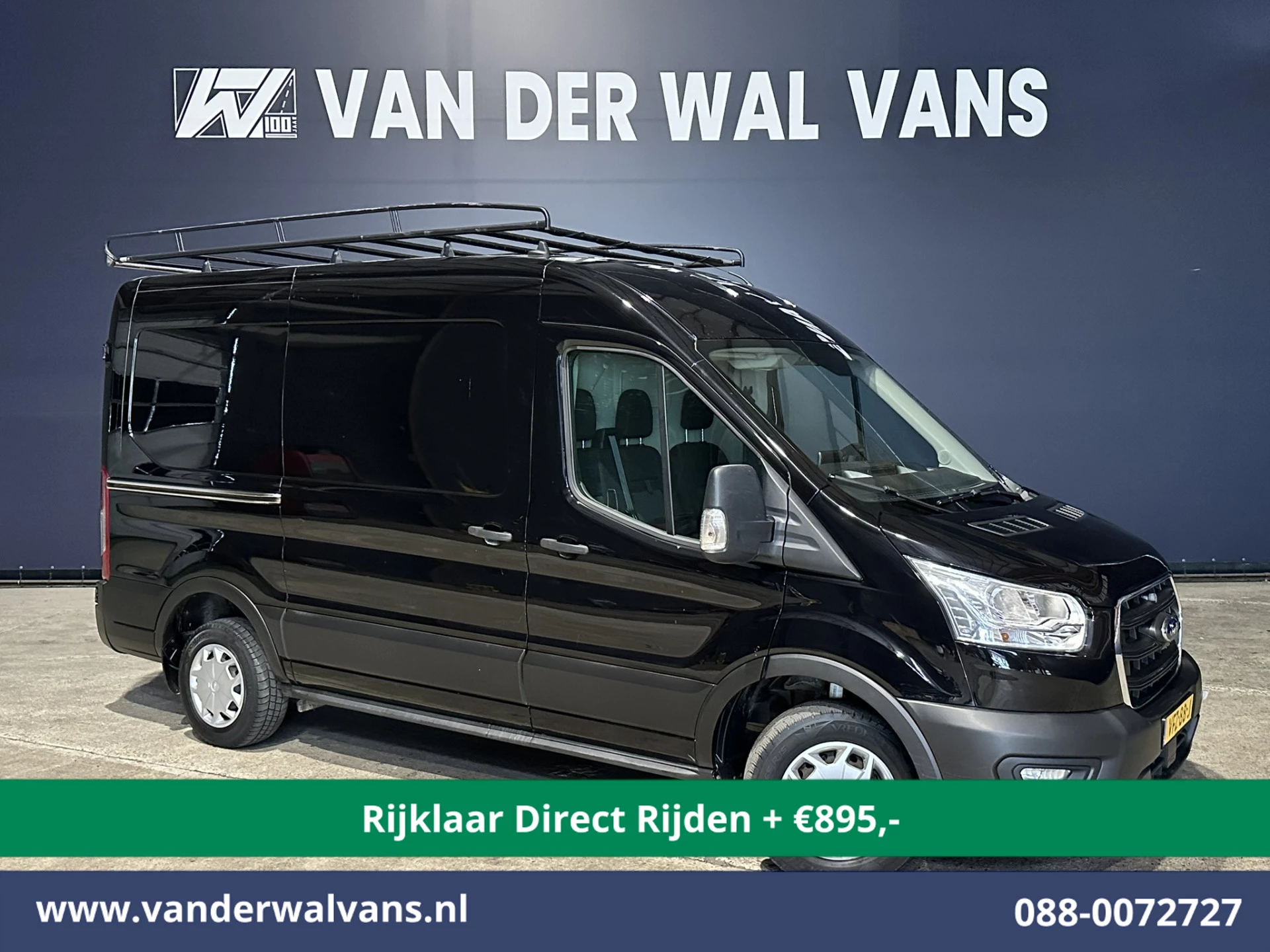 Ford Transit 2020 - 2.0 TDCI L2H2 Euro6 *Nieuwe apk* Airco | Camera | Navigatie | Imperiaal | Trekhaak | Trap afbeelding 1