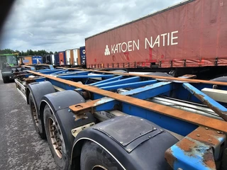 Van Hool 3B2018- 40 FOOT 2 X 20 FOOT CONTAINER CHASSIS, MB DISC. TUV APK 07-11-2026 2007 - N/A zdjecie 21