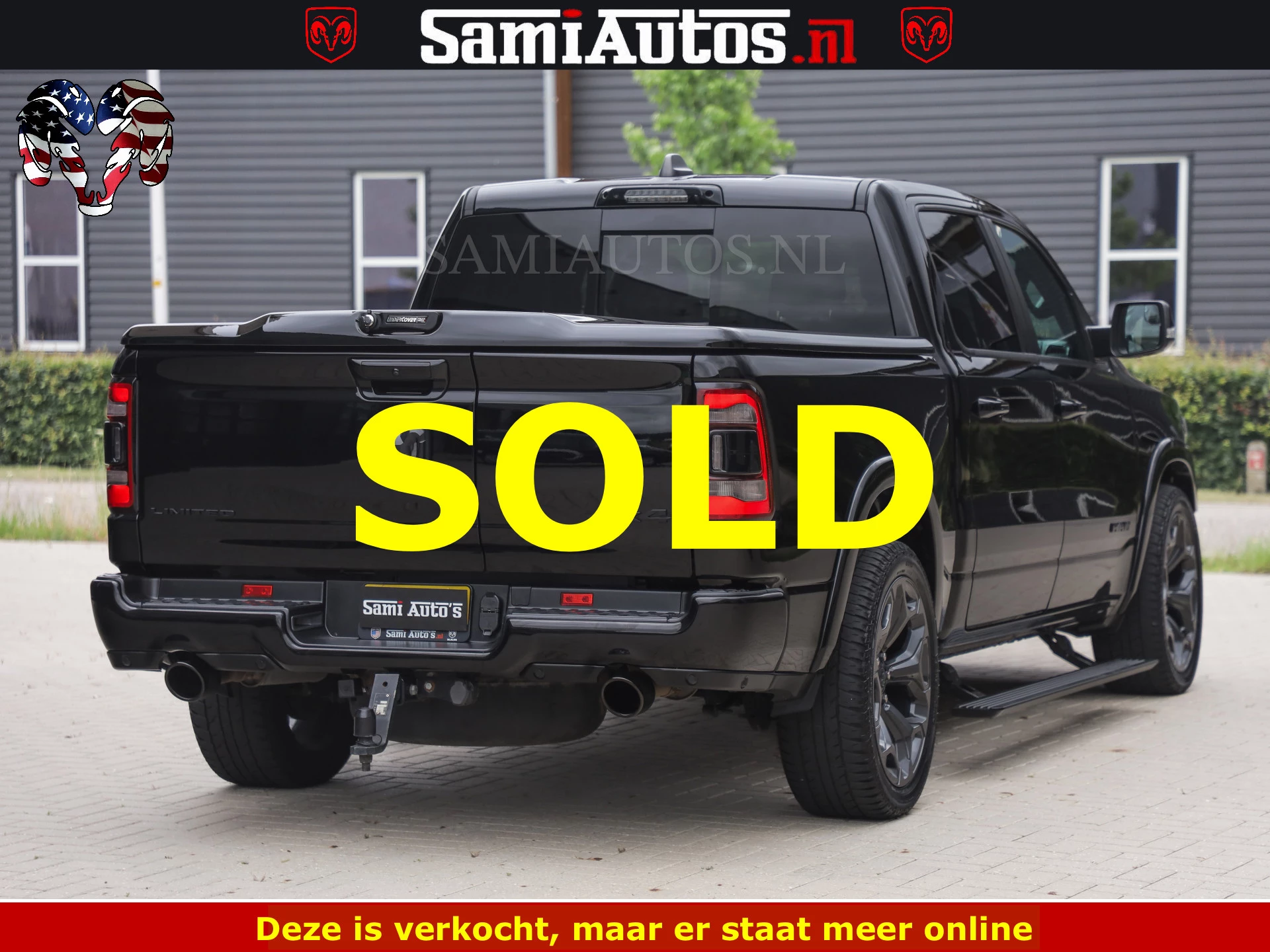 Dodge Ram 1500 2022 - LIMITED NIGHT | BOM VOL | HUD | MWK | LUCHTVERING | PANODAK | afbeelding 17