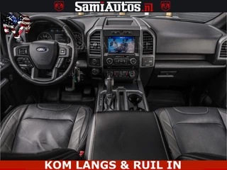 Dodge Ram Pick-Up 2018 - FORD F150 5.0 V8 4X4 | MAT OLIVE GREEN | BIJTELLING VRIJ | ZEER DIK | CAMERA | 3500KG | PANORAMA | LEDER | GO RHINO ROLLBAR | immagine 23