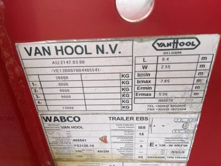 Van Hool Tankcontainerchassis 2005 - N/A obrazek 9