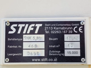 Palfinger N/A 2000 - PK9501 Crane / Grua / Kran - Stift container - obrazek 15