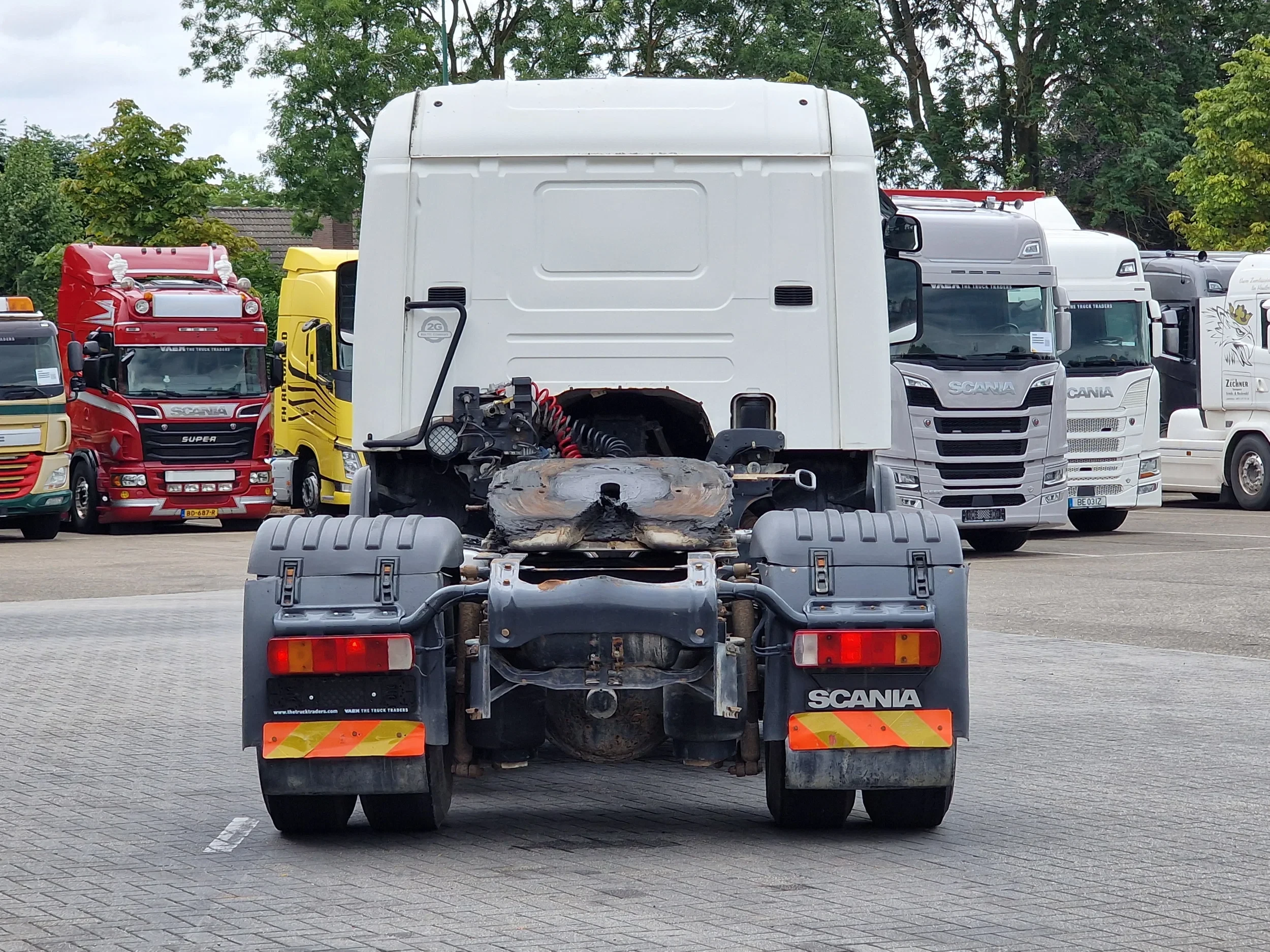 Scania P 2005 - P410 EURO3 - steal / air - manual gearbox - hydraulic afbeelding 6