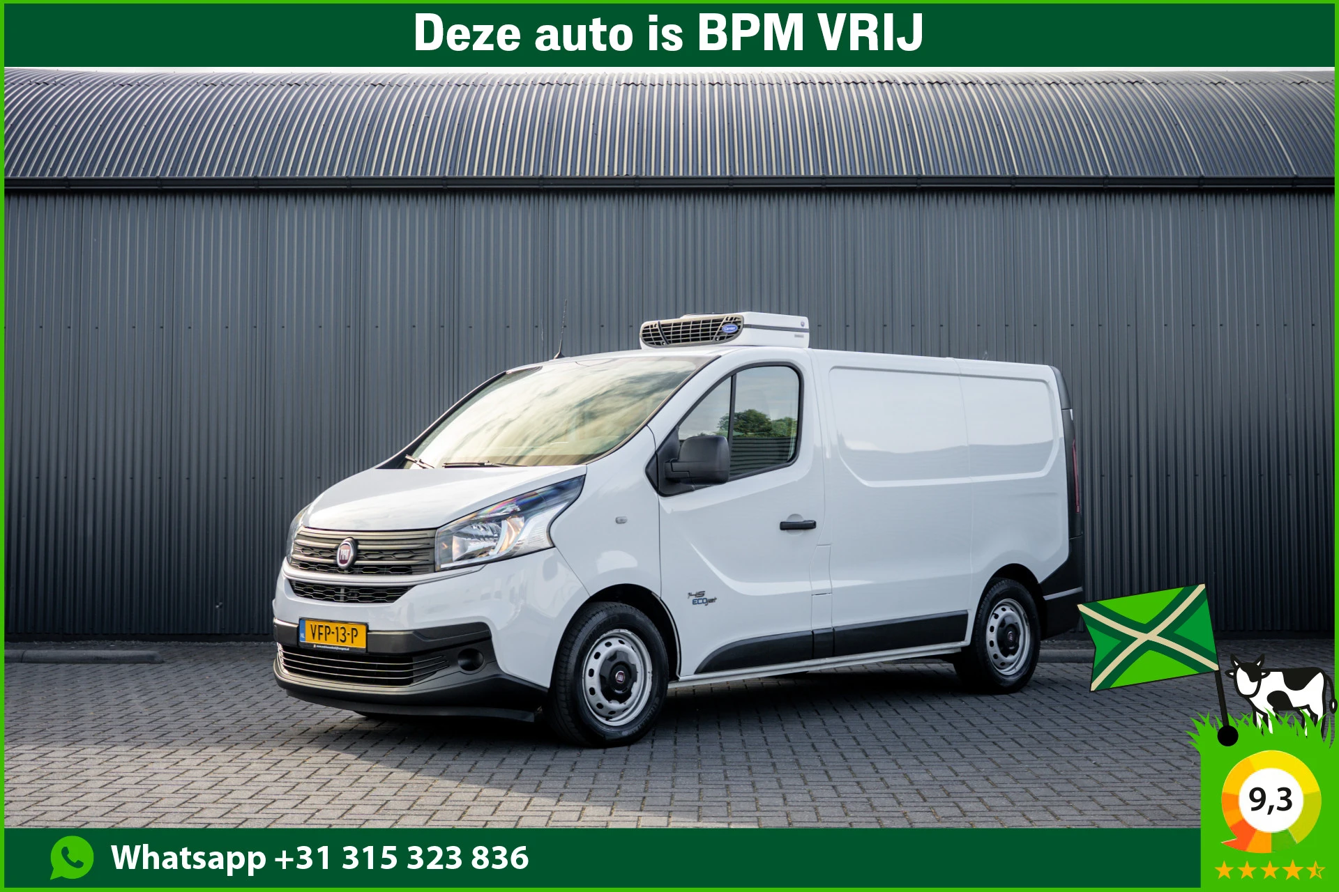 Fiat Talento 2020 - 2.0 EcoJet L1H1 | 145 PK | 3-Zits | 1e Eigenaar | Koelwagen | Carrier | Cruise | Airco | Trekhaak afbeelding 1